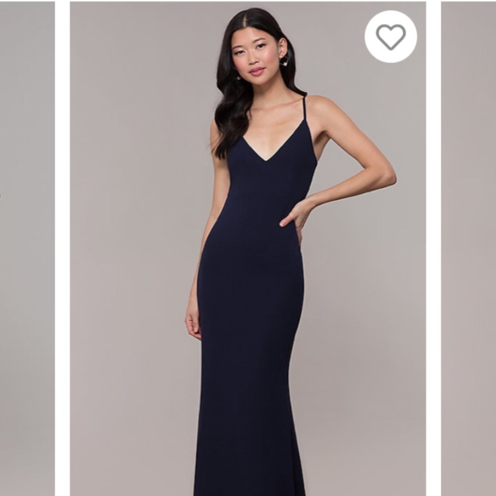 Promgirl Dress-Navy